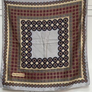 Vintage Yves Saint Laurent Silk Scarf